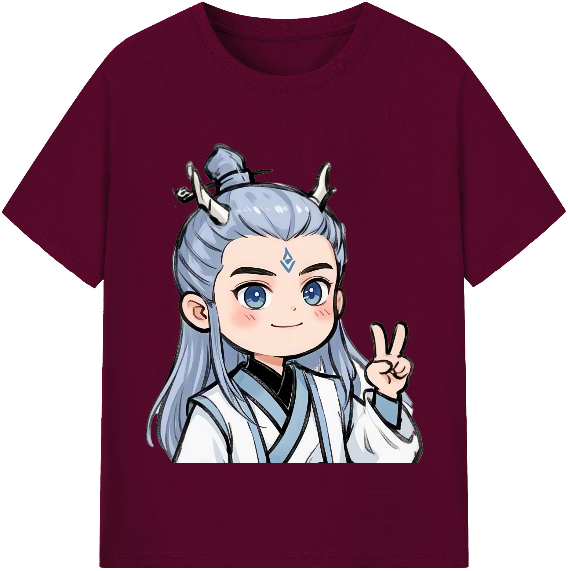 （画像用） Ne Zha 2 ナタ 魔童の大暴れ レディースカジュアルプリントTシャツ（綿100％）